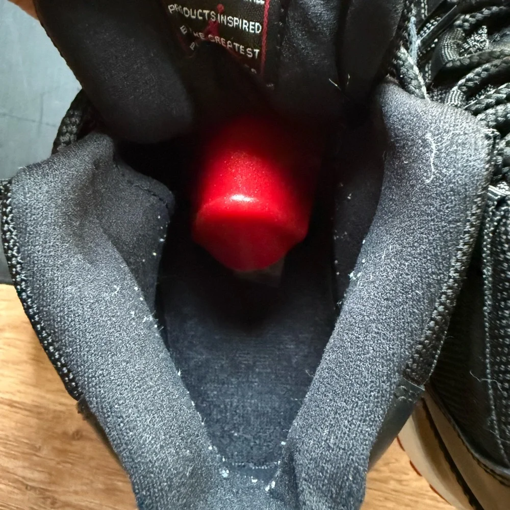 Air Jordan 11 Bred Black and Red High-Top Basketball Sneakers